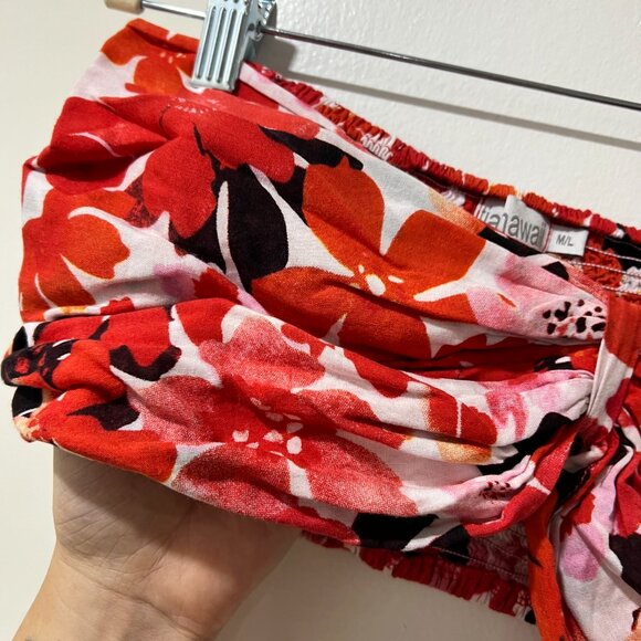 🌸 Tiare Hawaii Floral Capri Maxi Skirt - M/L - Picture 4 of 15